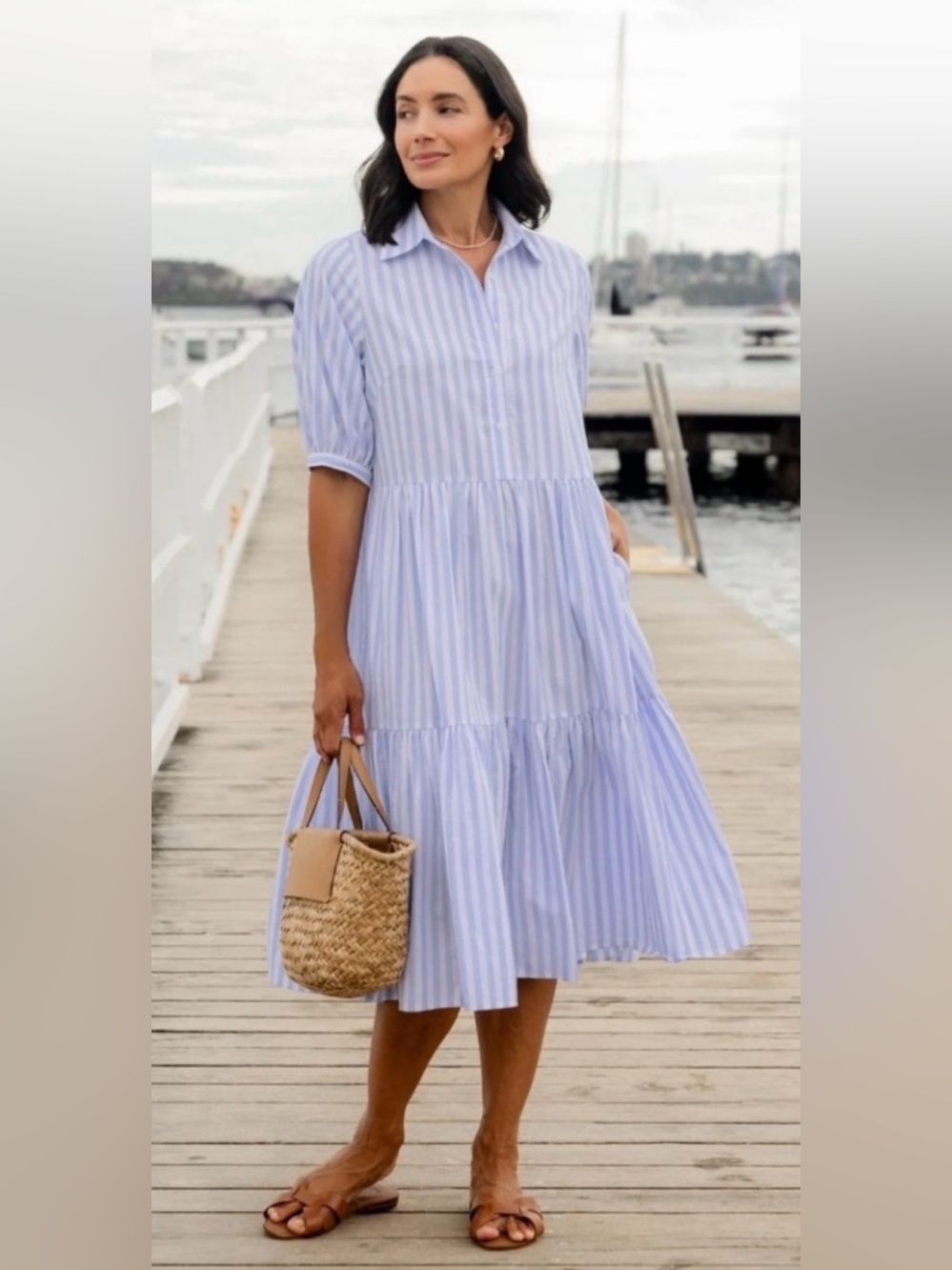 Maye Dress Marnie Midi Shirtdress Maye The Label Blue Striped
Quiet Luxury